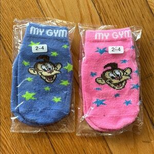 My Gym Kids Socks Set - Blue and Pink